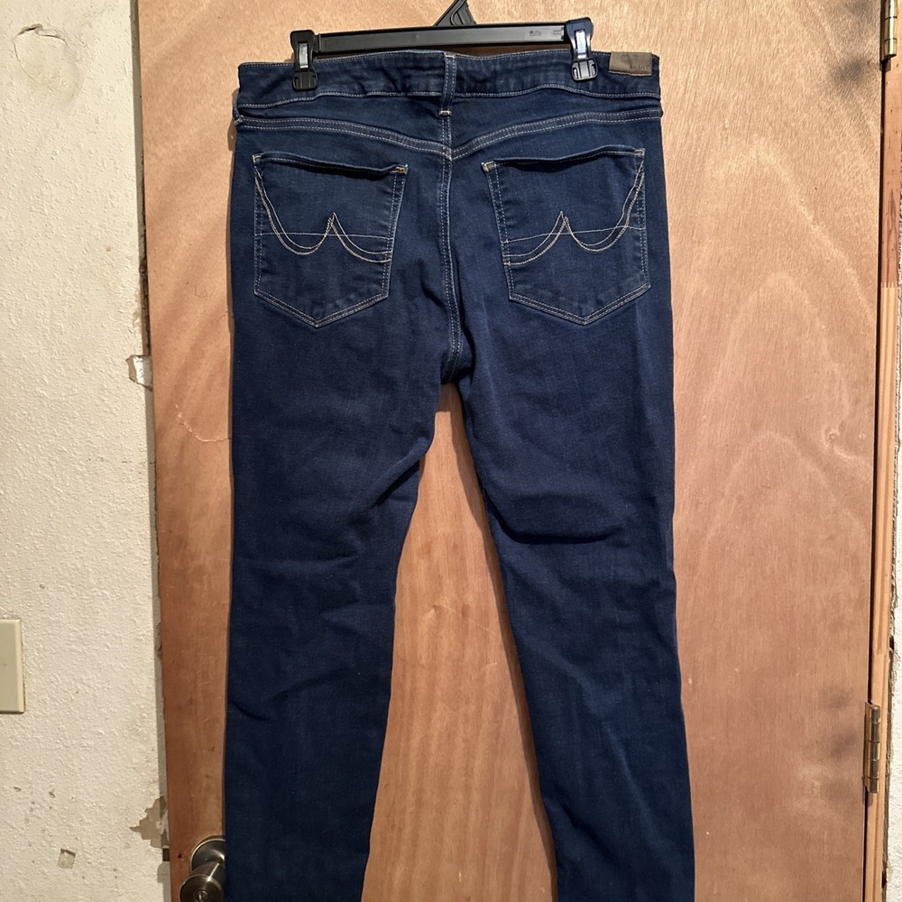 Ariat Womens 33R Skinny Jeans Perfect Rise Dark Wash Stretch Denim Blue